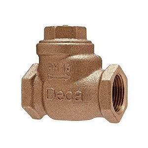 valvula DECA retenção com portinhola anel de vedação em silicone diam 1/2" ( 000.053.012.01 )