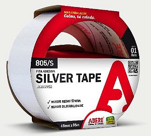 FITA SILVER TAPE BRANCA ADERE 805S 45MMX05M
