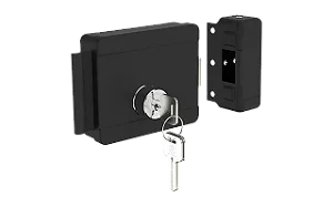 Fechadura SOPRANO eletrica 12v bipartido py dir/esq preto