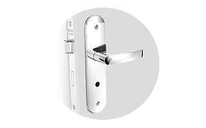 Fechadura SOPRANO pali reta ban cromado (40X53)