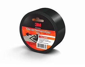 fita demarcação de solo preto 3M 50MMX30M
