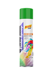 Tinta spray 400ml mundial prime ug verde bandeira fardo c/ 06un