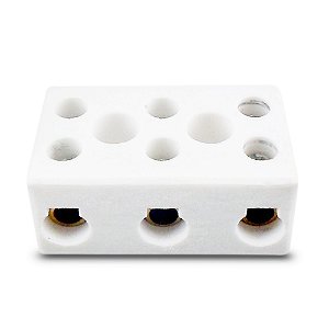 Conector Porcelana Interneed 3 Polos 16MM 66156  COFE