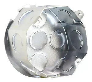 Caixa de luz galvanizada fms KBO