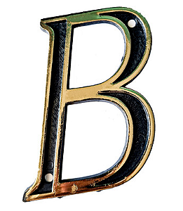 Numero Residencial Letra  - B ANNLUX