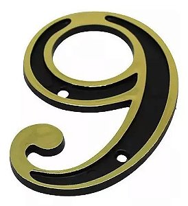Numero P/apartamento PVC 9 ANNLUX