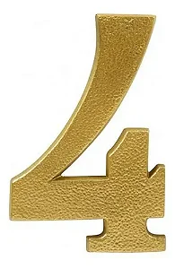 Numero P/apartamento PVC 4 ANNLUX