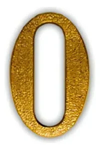 Numero P/apartamento PVC 0 ANNLUX