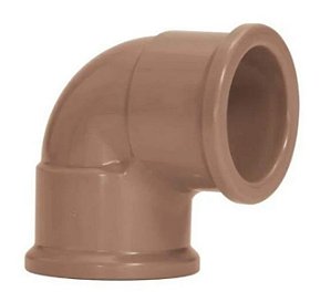 Cotovelo krona 90º marrom ll 25mm