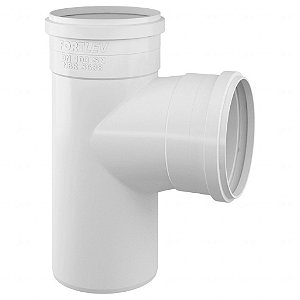 Tee esgoto FORTLEV SN DN 75 pacote c/10