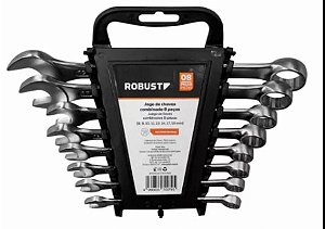 Jogo de chave combinada ROBUST 8 peças
