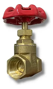 Valvula Gaveta Latao 1/2''