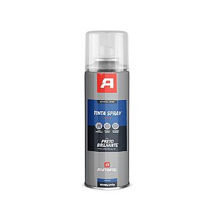 Tinta spray AUTOFIX preto brilhante 400ml uso geral