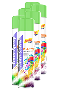 Tinta spray 400ml mundial prime ug branco semi brilho fardo c/ 06un