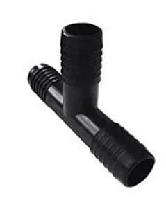 Tee akato interno triplo preto 1'' PACOTE c/10