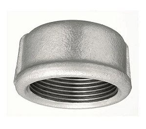 Tampão galvanizado (cap) 2-1/2"