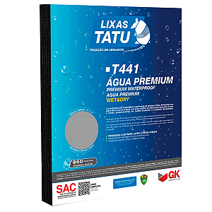 T441 Lixa Dagua Premium Tatu Pacote C/ 50 Fls (230x280) Grao 2000