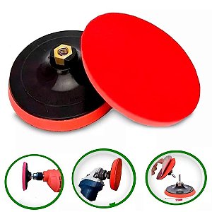 Suporte para disco MTX  de lixa com velcro, adaptador rosca m14 para furadeira, 125mm