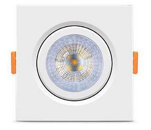 Spot elgin quadrado 5w 3000k
