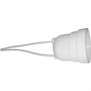 Soquete C/rabicho Branco  C/1 PC ANNLUX