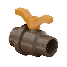 Registro TIGRE marrom esfera C/UNIÃO soldavel 40mm *
