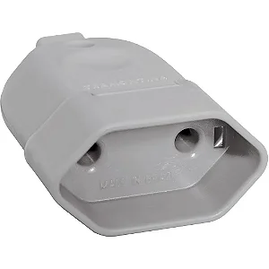 PINO FEMEA 2P 10 A CINZA  PLUZIE