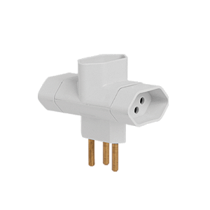 Pino 3 saidas ILUMI tipo t 2p t 10a 250v