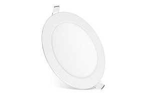 Painel elgin embutir redondo slim 6w intern. 3w ext. 3 estágios 6500k