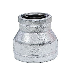 Luva de redução galvanizado 4 x 2"