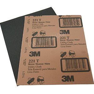 Lixa 3M 220 Ferro HB004602734 PACOTE C/50