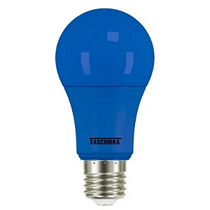 Lampada LED Bulbo Taschibra 5W TKL Azul