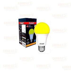 Lampada led bulbo AVANT 12w 3200k amarela anti-inseto