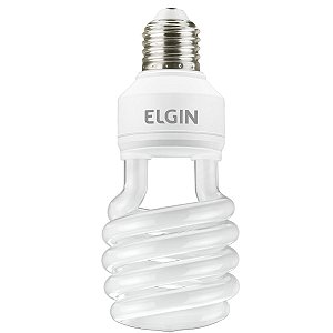 Lâmpada espiral elgin 25w 220v 6500k