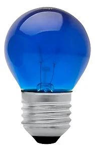 Lampada bolinha BRASFORT sortida azul 7w e27 220v 8473 C/10