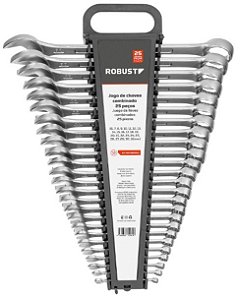 Jogo de chave combinada ROBUST 25 Pecas (6mm a 32mm)