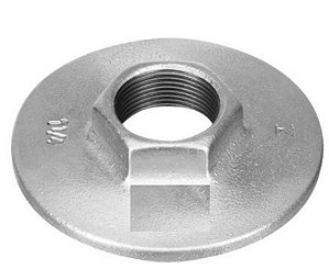 Flange sextavada galvanizado 2''