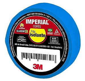 Fita isolante IMPERIAL 3M slim azul 18mmx20m HB004297998