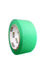 Fita Crepe automotiva verde ULTRAVERSO  24mmx40m Sk766 Pacote C/5