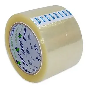 Fita alltape empacotamento  70mmx100m hotmelt PACOTE C/4