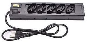 Filtro De Linha Pto ANNLUX 05 TOM 10A CABO 03 MT