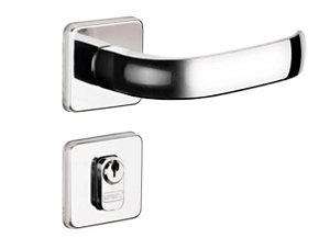 Fechadura SOPRANO icaroway reta banheiro cromado ROS24 (40X53)