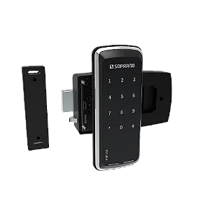 Fechadura SOPRANO digital sobrepor ext pre senha fsp100