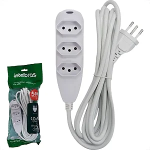 Extensao Elet 3t 3p 10a 5m Br Ext 3005 INTELBRAS