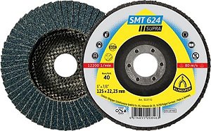 Disco flap klingspor smt 624 supra115mm x 22mm 322769 - 8432