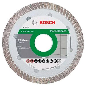 Disco Bosch diamantado liso para porcelanato 105mm