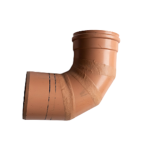 Curva Pvc Ocre Pb Je 90o - Dn 300mm Segmentada Ocrekbo