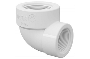 Cotovelo TIGRE 90 c/ rosca 3/4cb PACOTE  c/ 20 *