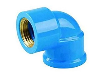 Cotovelo krona azul latão 90º lr 25 x 3/4''