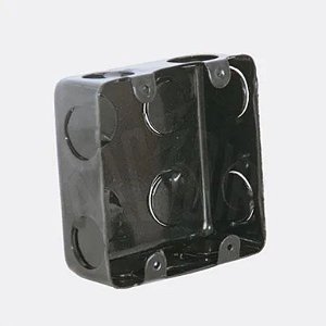 Caixa de luz esmaltada  4x4 KBO