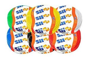 Cabo flex sil 10,0mm azul METRO
